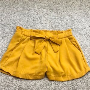 Cute Yellow/Gold Summer Shorts